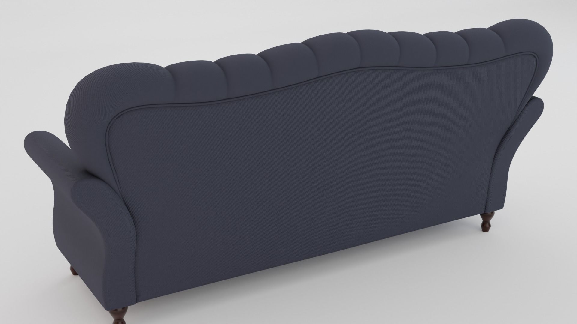 Chesterfield Sofa Low-poly 3D model_13