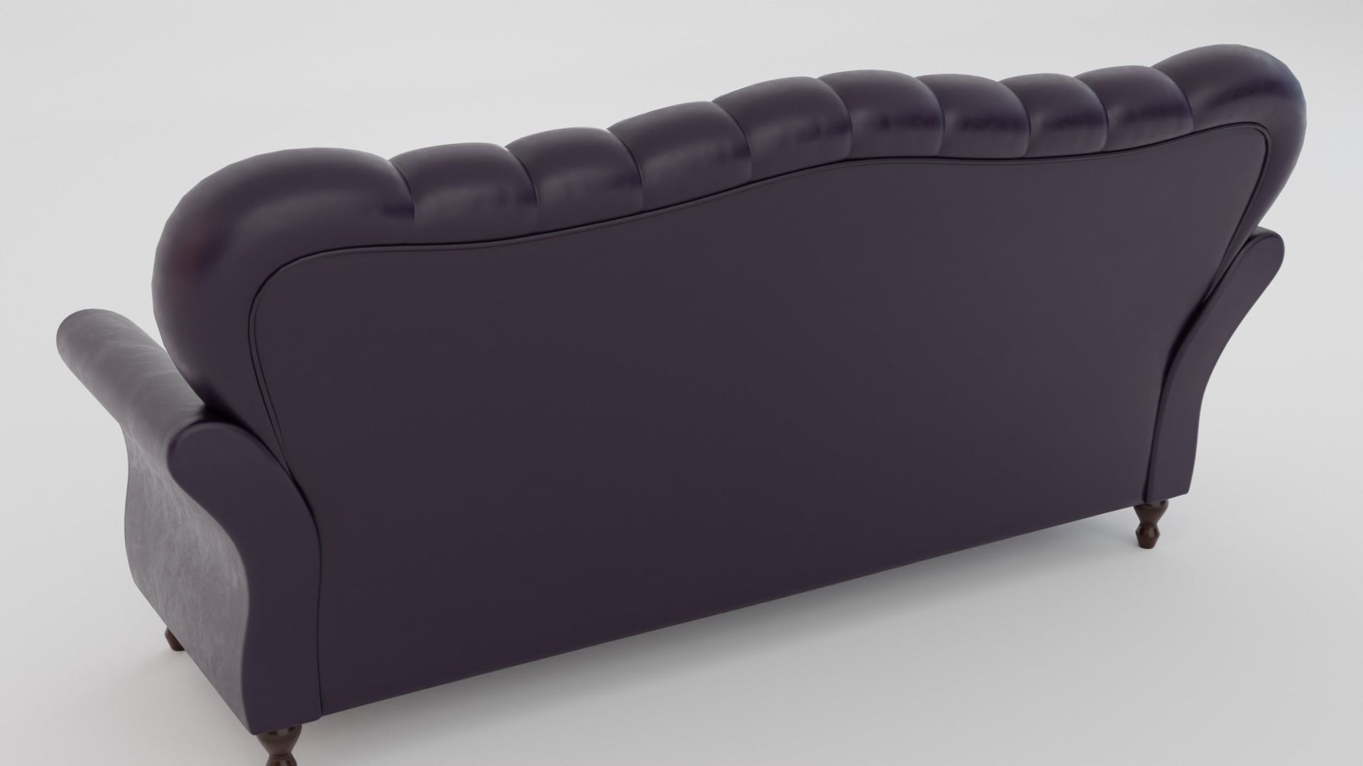 Chesterfield Sofa Low-poly 3D model_16
