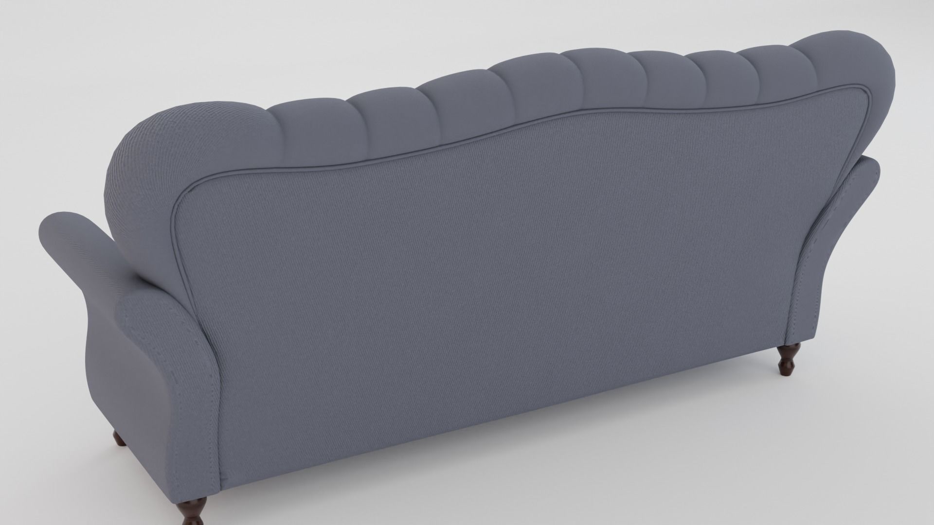 Chesterfield Sofa Low-poly 3D model_14