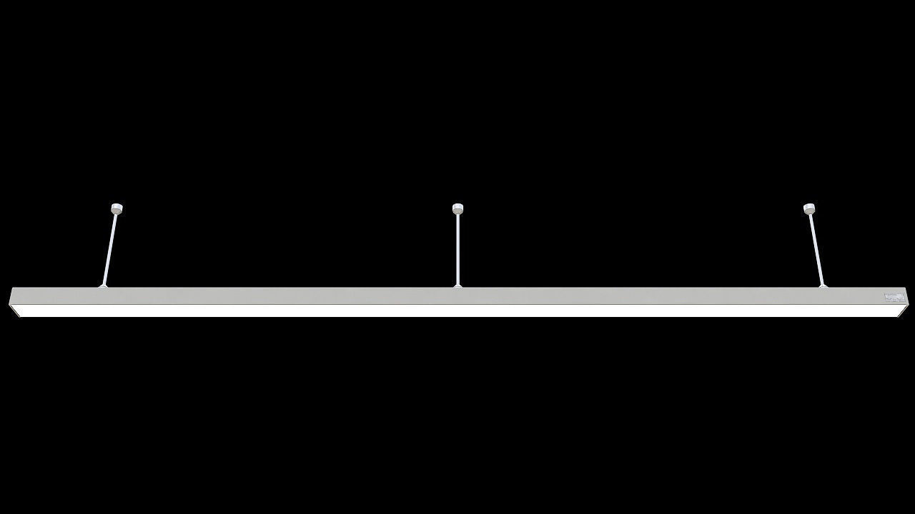 linear flush mount ceiling 3D model_2