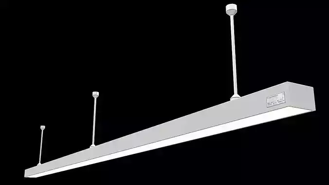linear flush mount ceiling 3D model