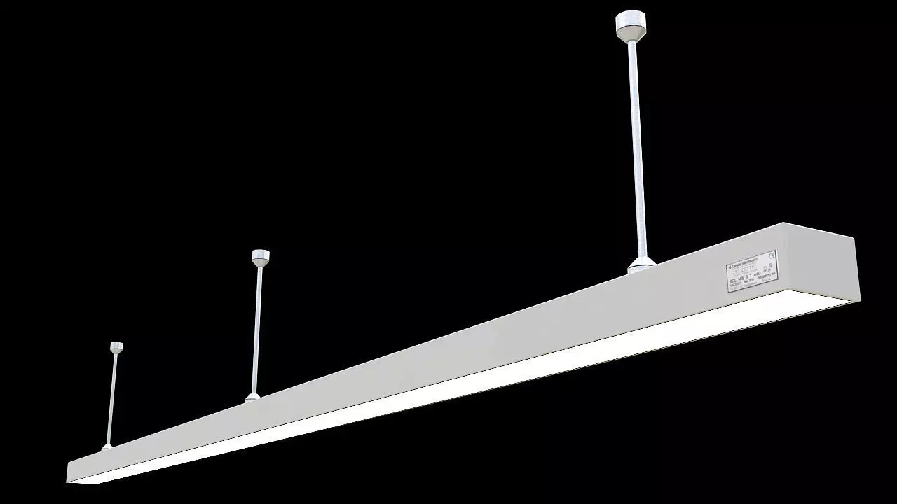 linear flush mount ceiling 3D model_0