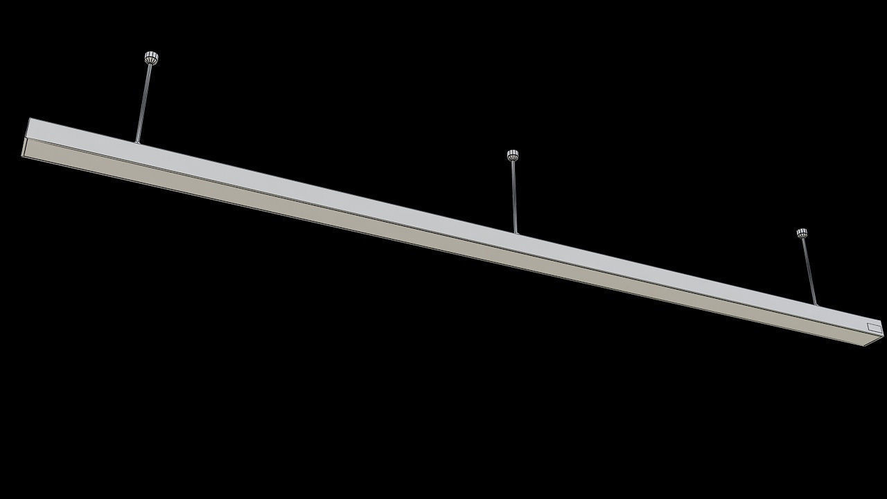 linear flush mount ceiling 3D model_6