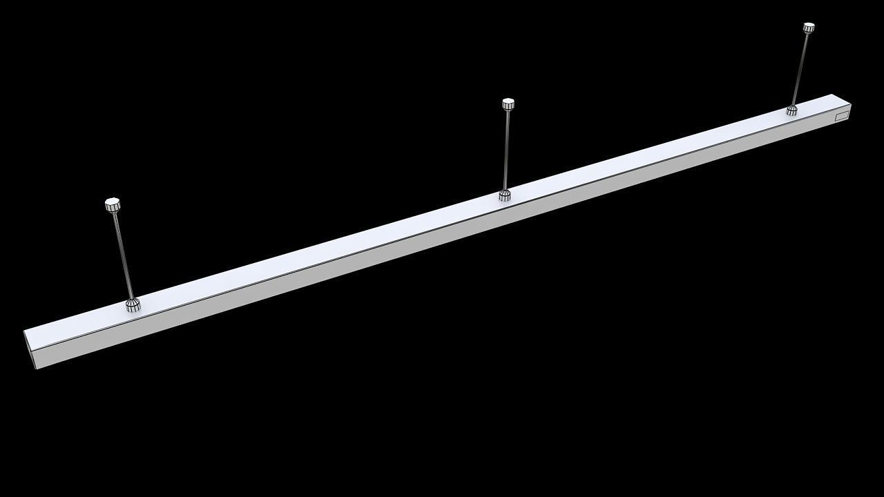 linear flush mount ceiling 3D model_8