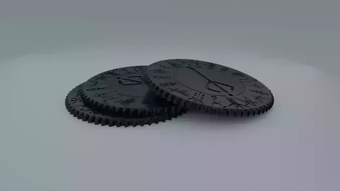 Bloodborne runes coaster