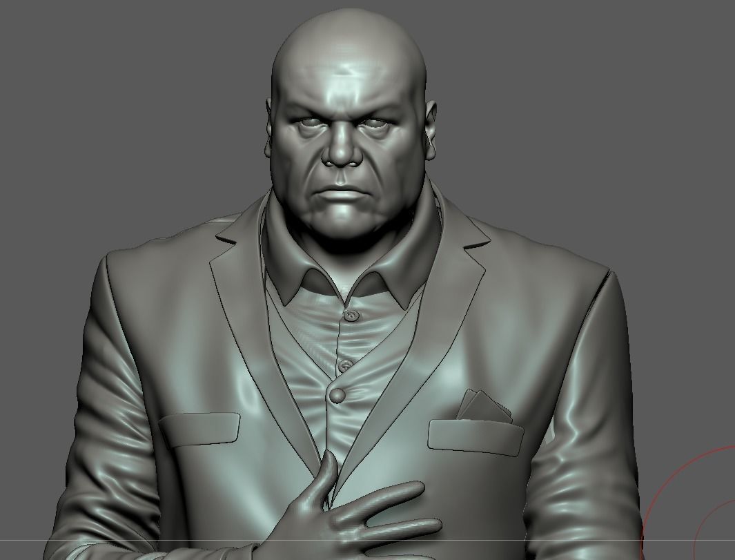 Kingpin Netflix version 3D print model_1