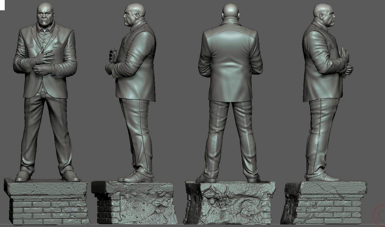 Kingpin Netflix version 3D print model_4