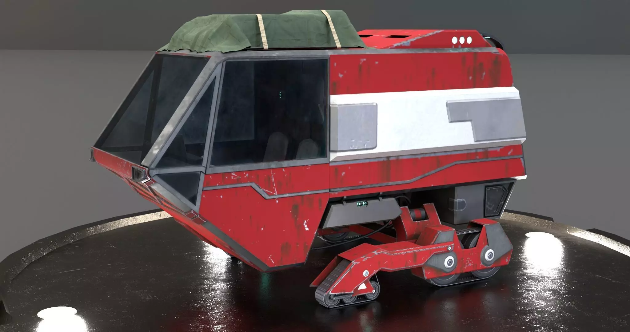 Expedition Vehicle 3D model_0