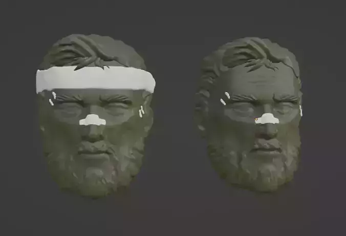 Punisher Head Free 3D print model