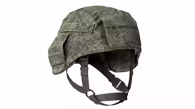 Russian 6B47 Ratnik Helmet with Cover Low-poly 3D model