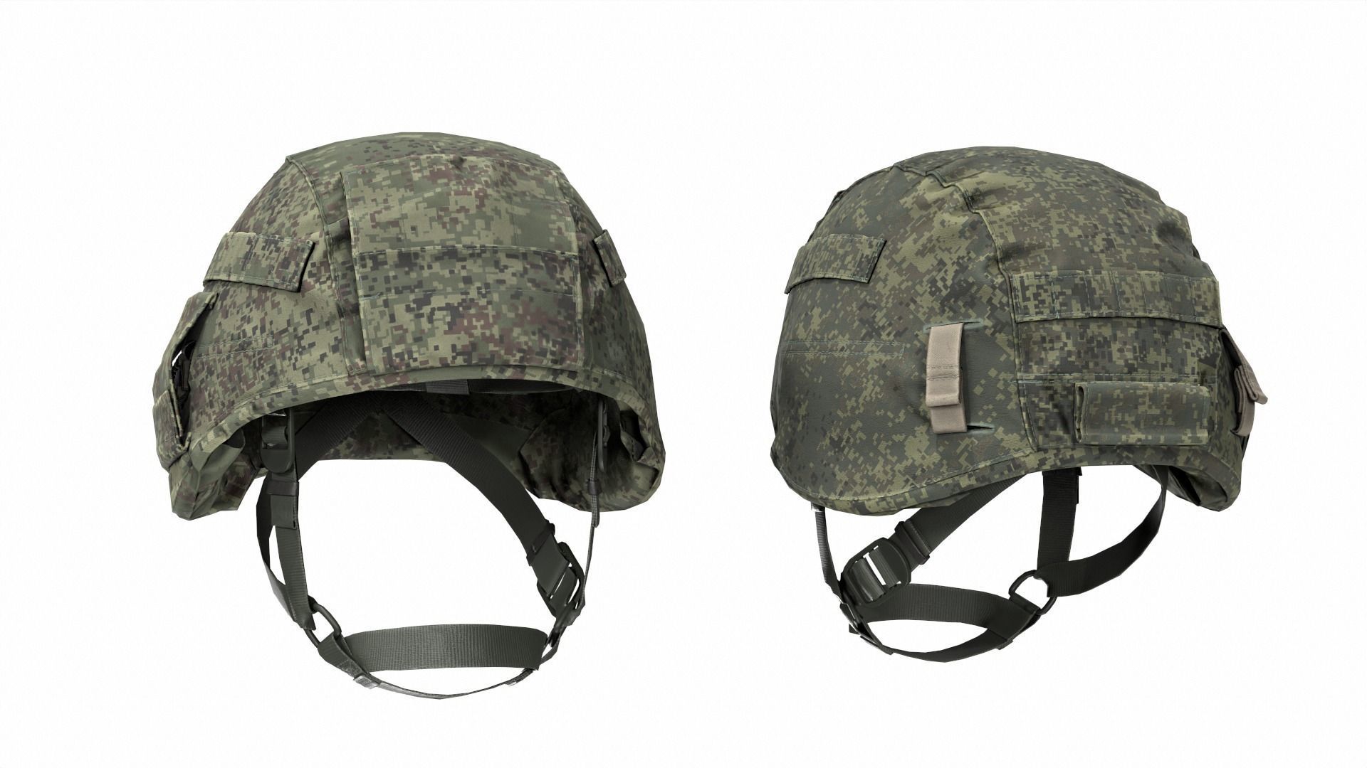 3D model Russian 6B47 Ratnik Helmet with Cover VR / AR / low-poly ...