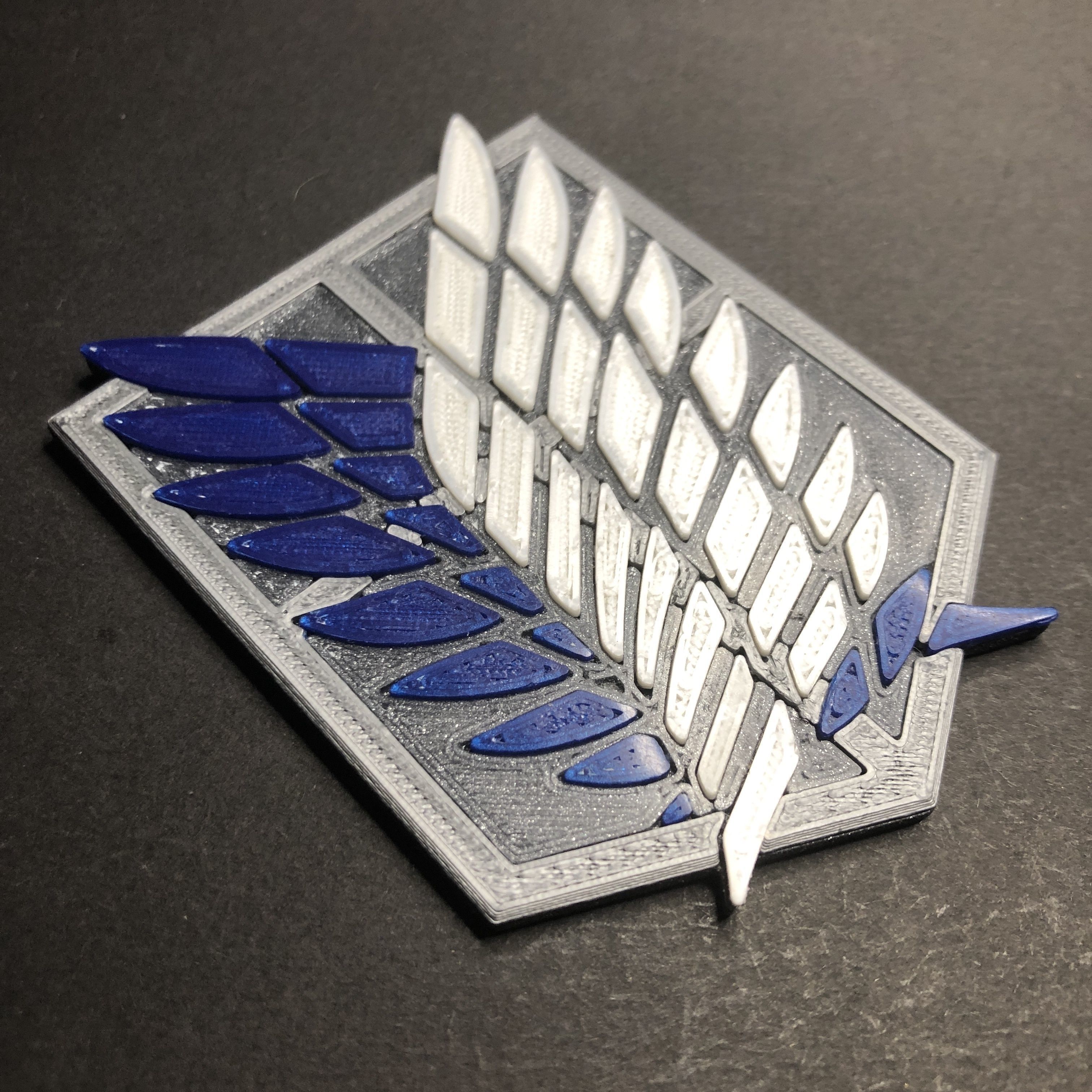 Attack on Titan Scout Regiment Badge Free 3D print model_4