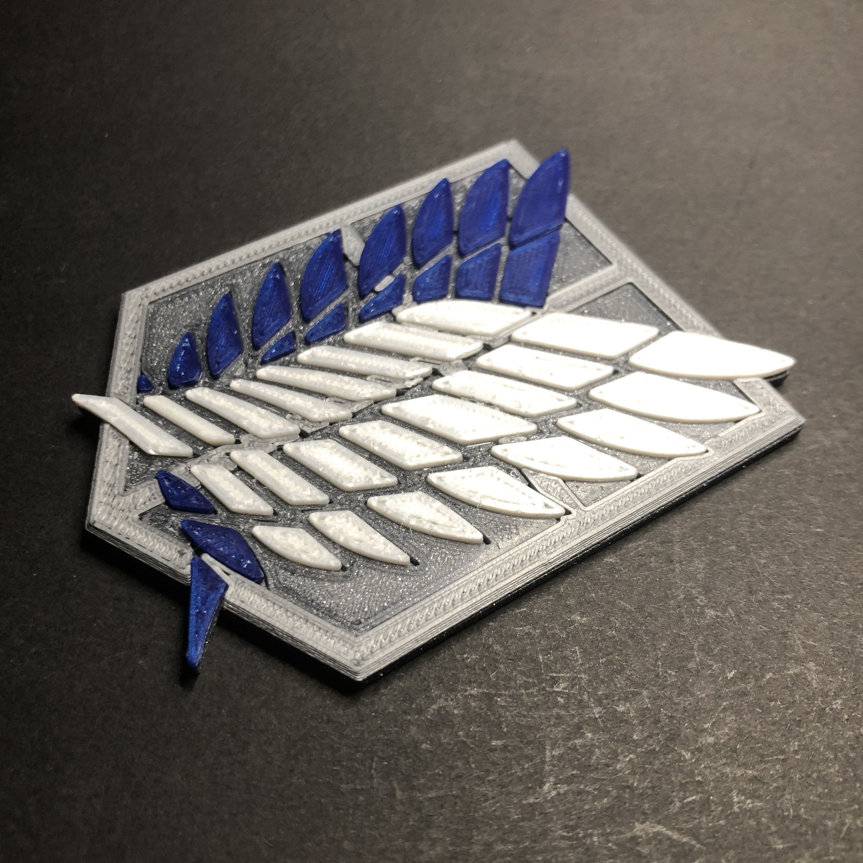 Attack on Titan Scout Regiment Badge Free 3D print model_1