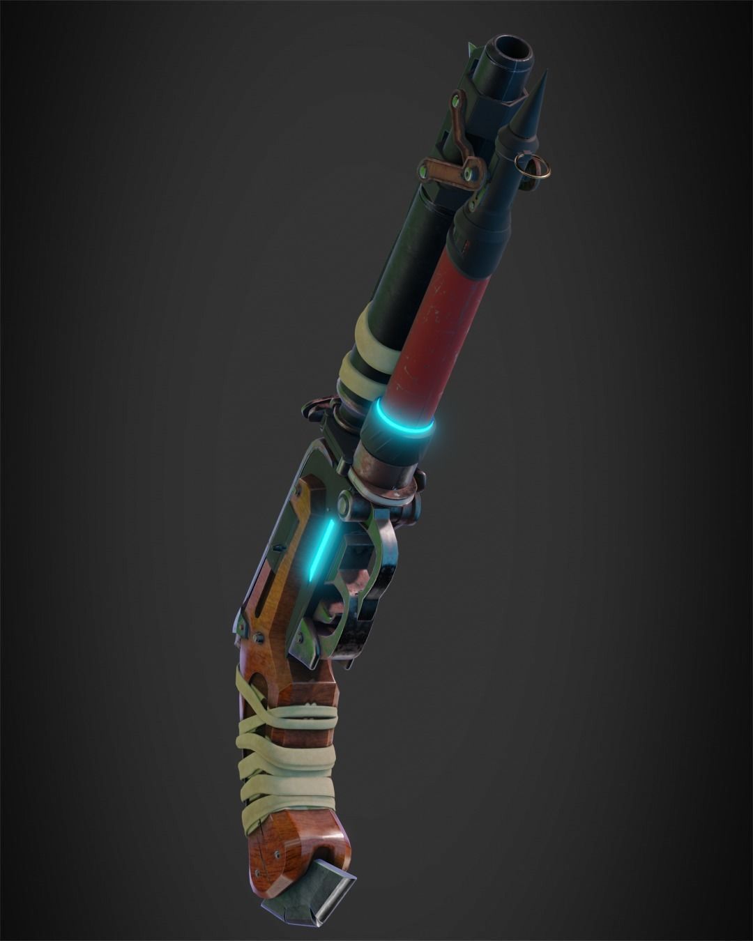 Overwatch 2 Junker Queen ShotGun for Cosplay 3D print model_6