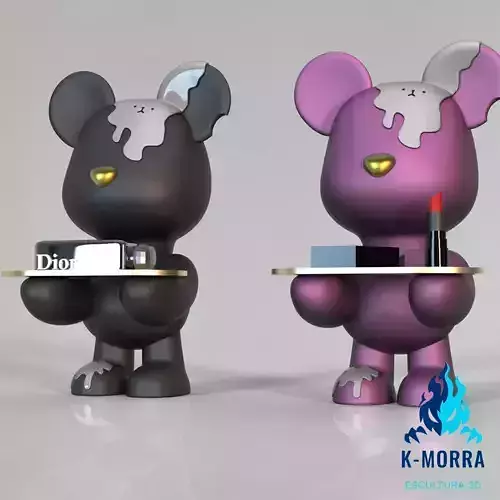 Bear Cosmetic Deco 3D print model
