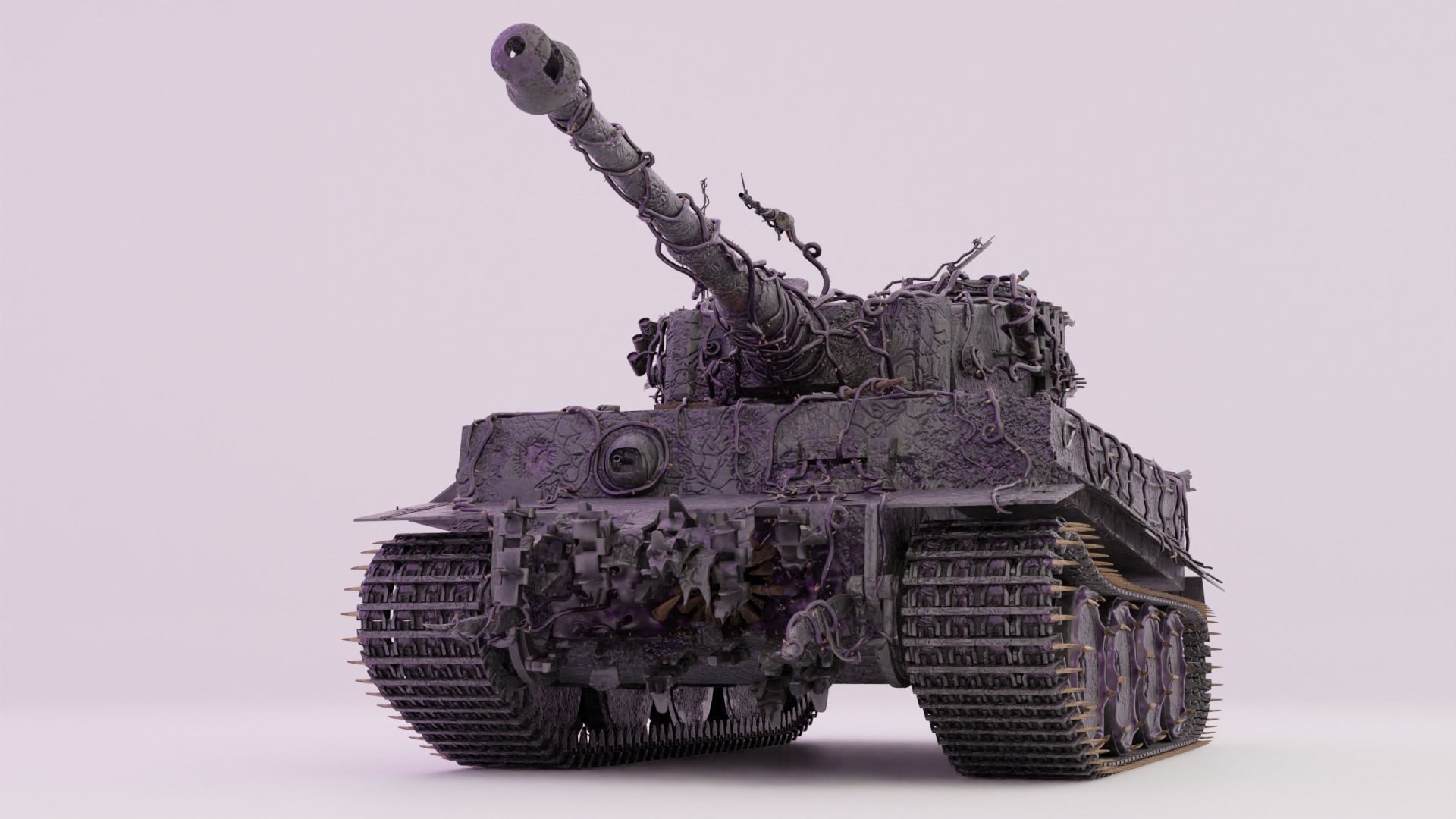 Demonic Heavy Tank Free 3D model_6