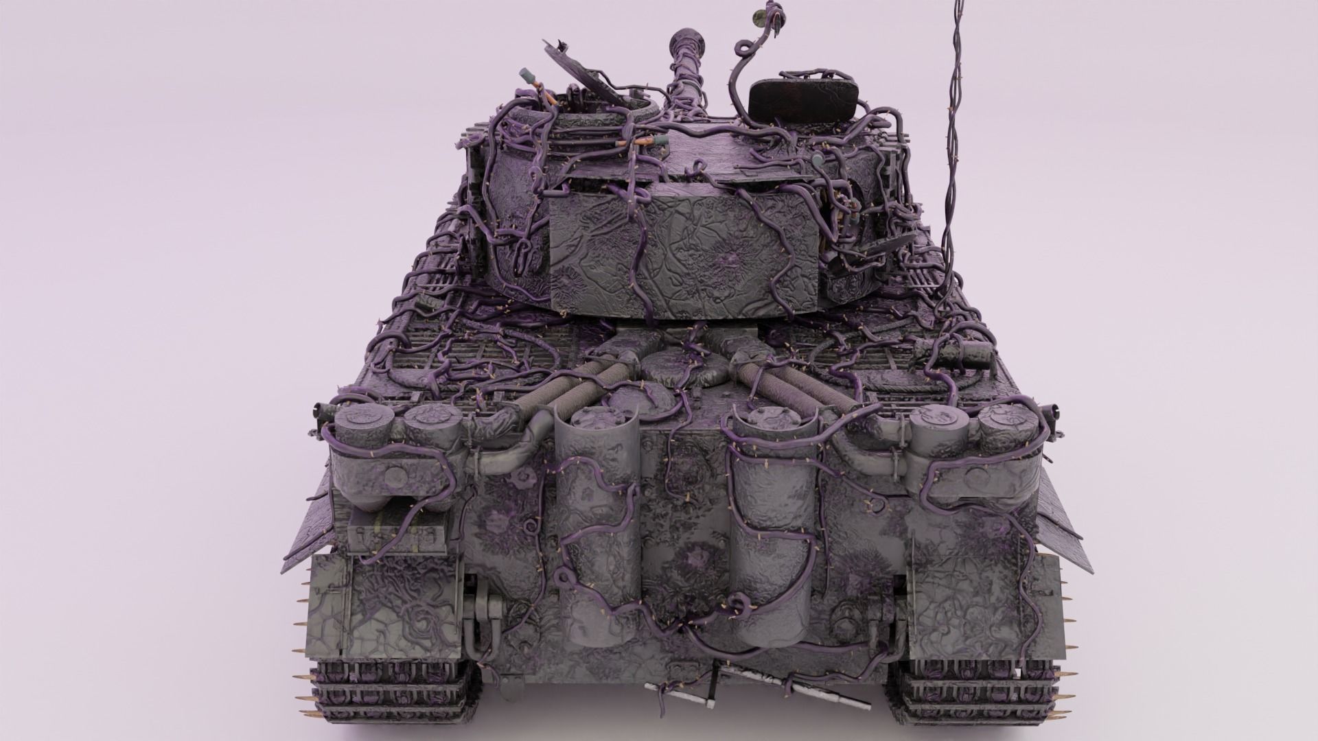 Demonic Heavy Tank Free 3D model_16