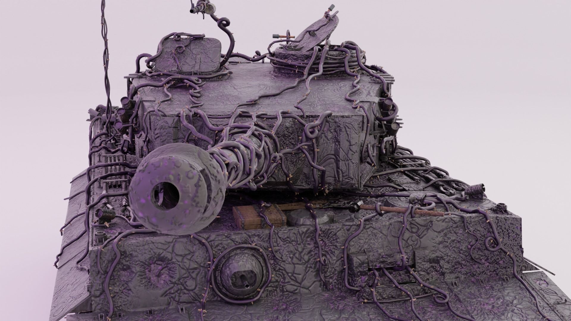 Demonic Heavy Tank Free 3D model_2
