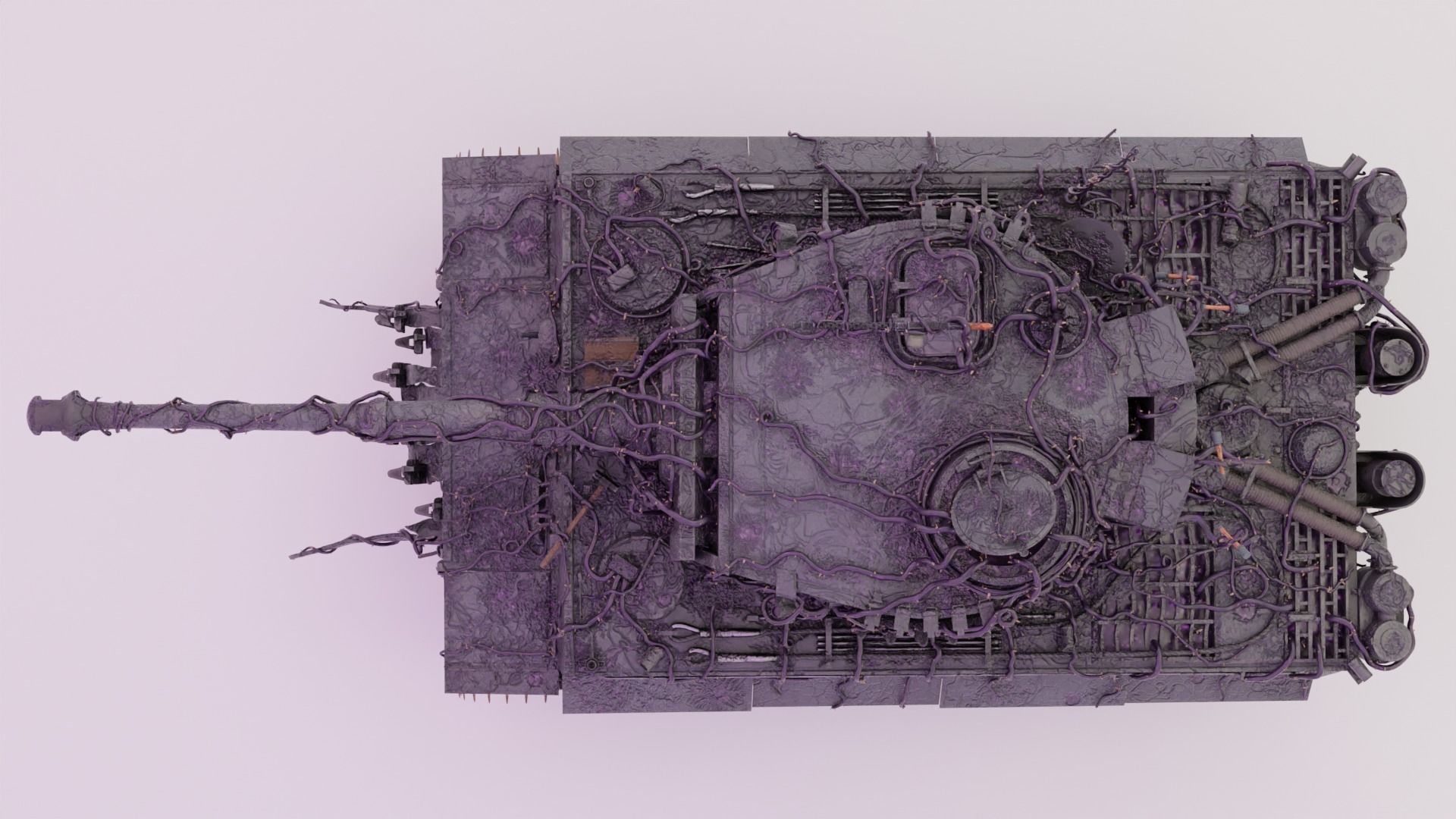 Demonic Heavy Tank Free 3D model_3