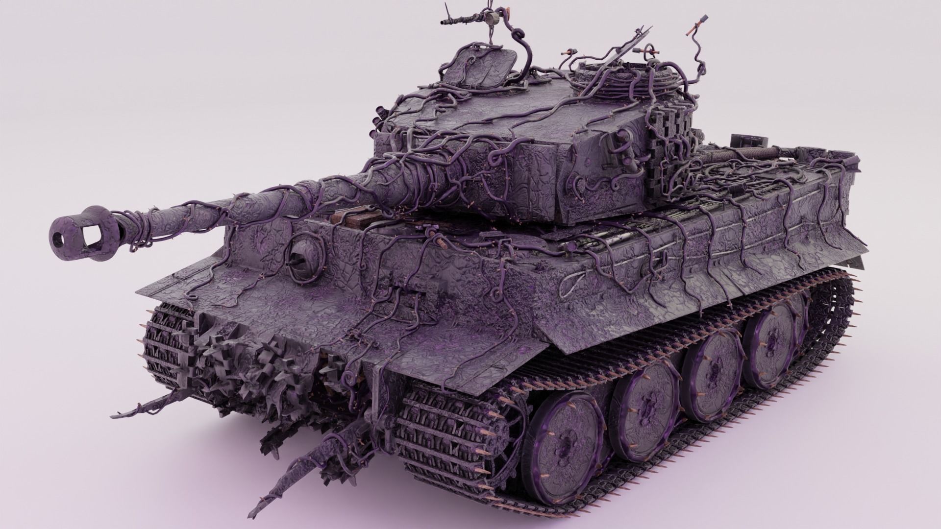 Demonic Heavy Tank Free 3D model_17
