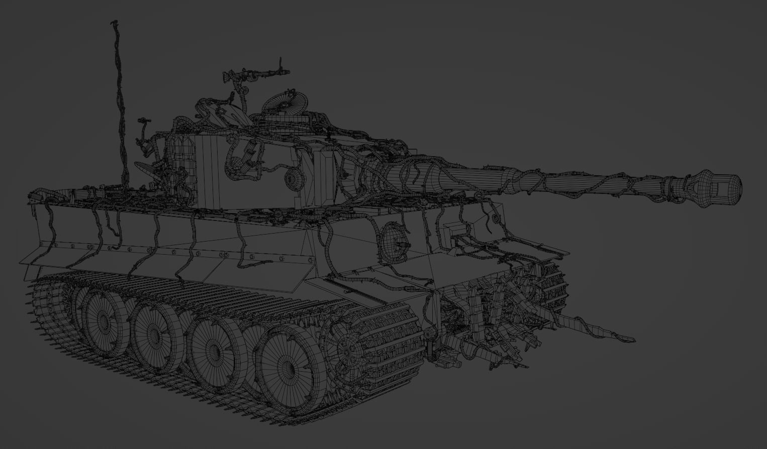 Demonic Heavy Tank Free 3D model_18