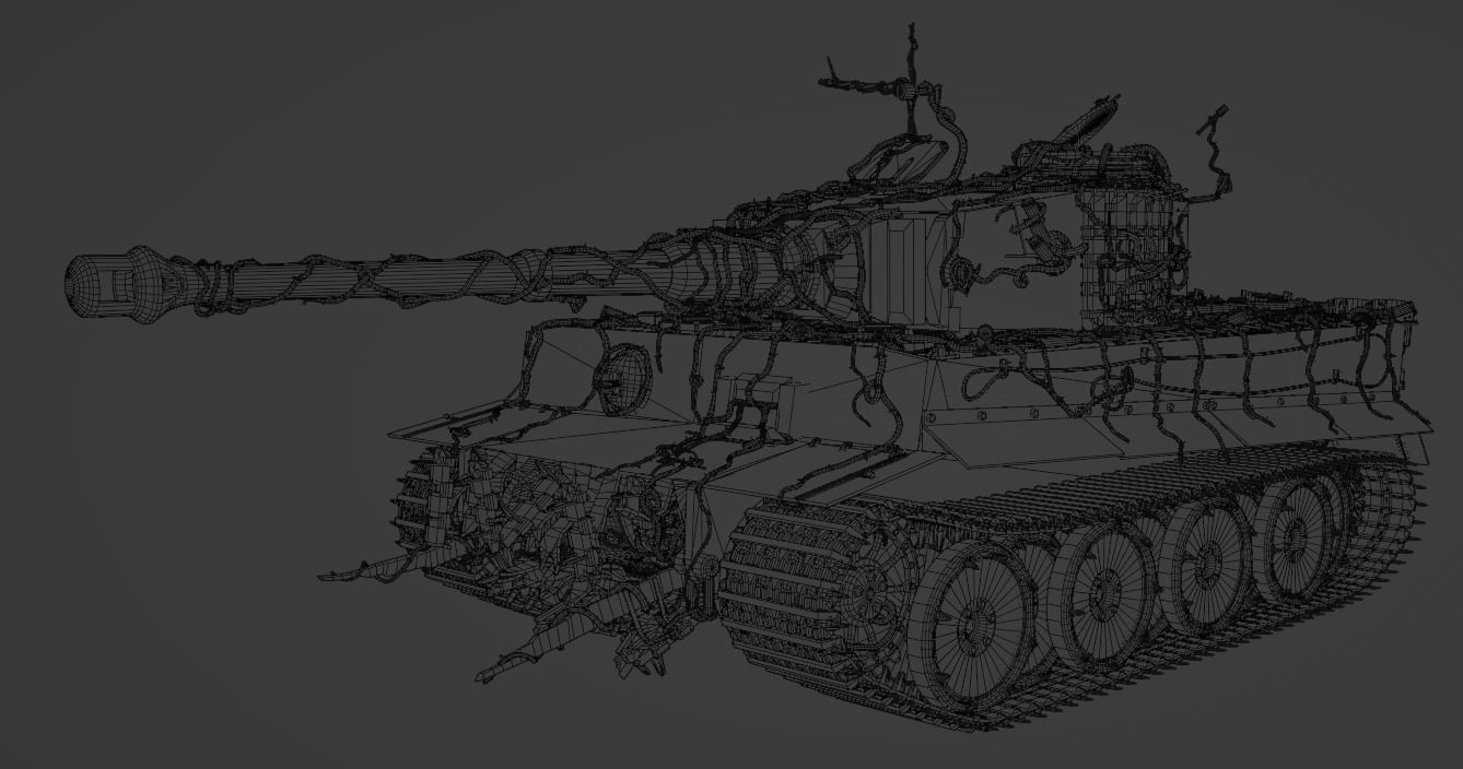Demonic Heavy Tank Free 3D model_19