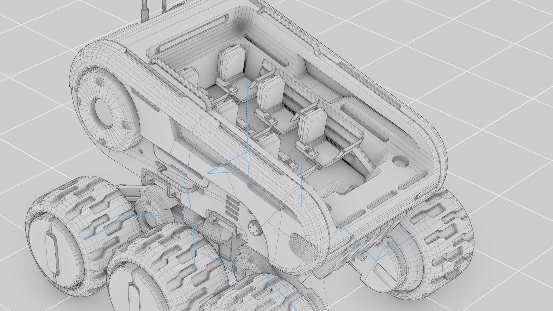 LUNA COLONY ROVER RIGGED 3D model_36