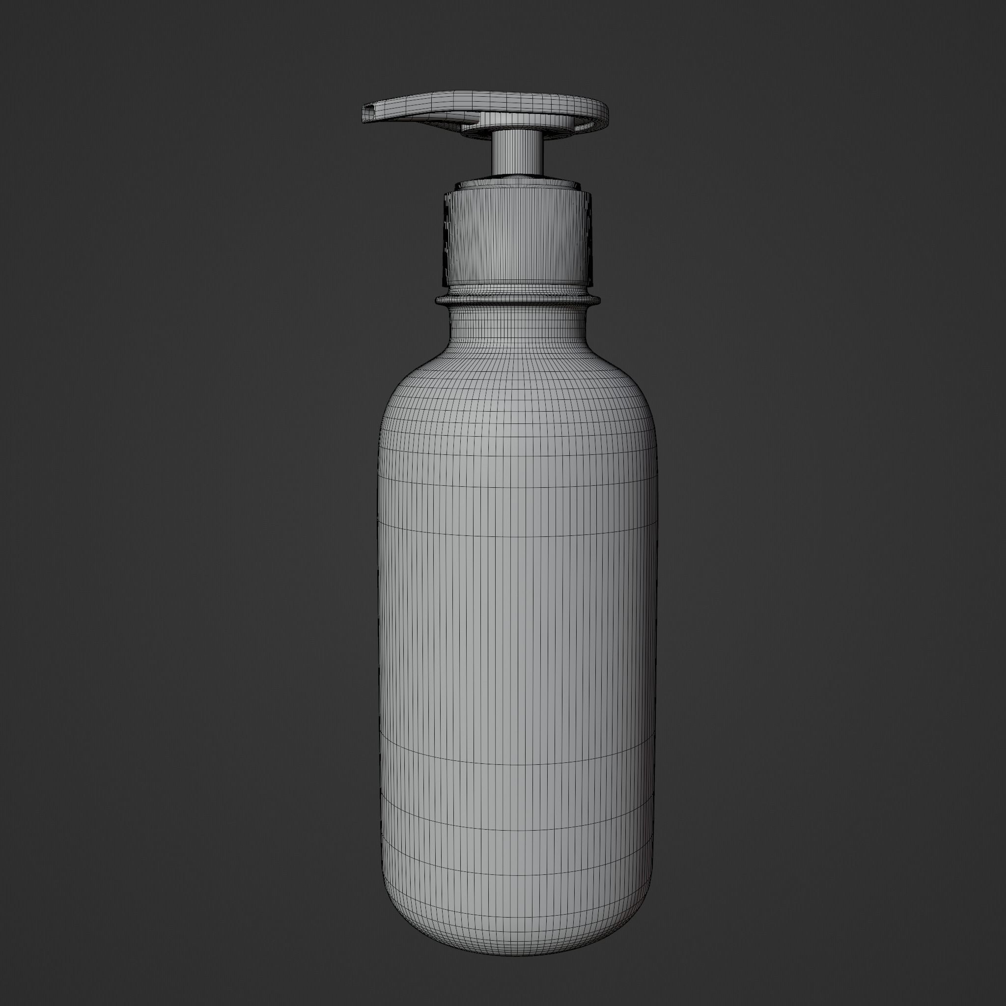 Foaming soap sprayer for hand washing 2 Low-poly 3D model_5