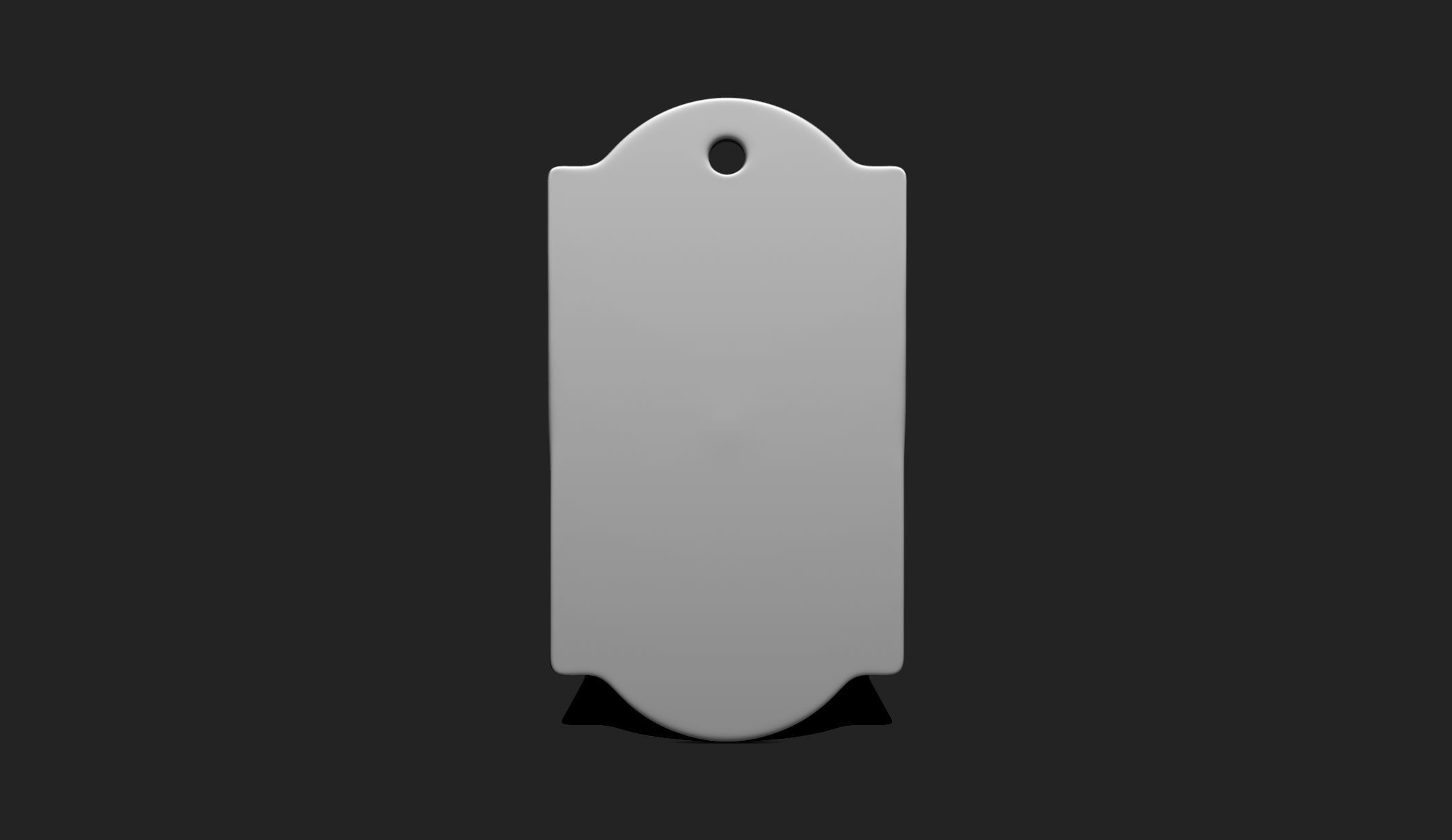 3D Shape Pendant - Plate - Plaque - Decor - Jewelry 04 3D print model_2