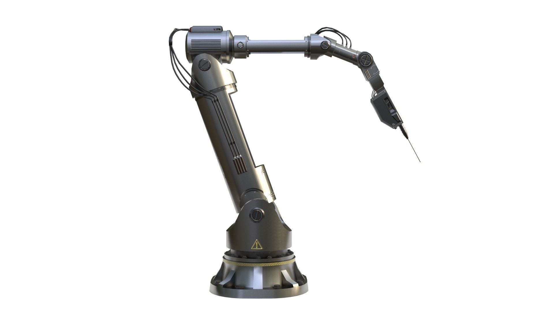 Robot Rig Vr 3d 3D model Industrial Robotic Arm with Rigged and Animated VR / AR / low ...