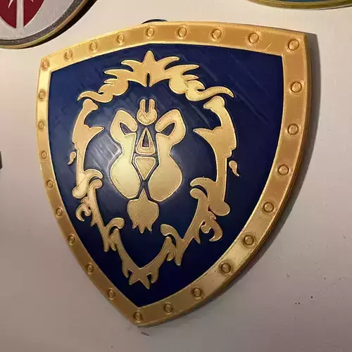 WoW Shield of the Alliance Wall Plaque