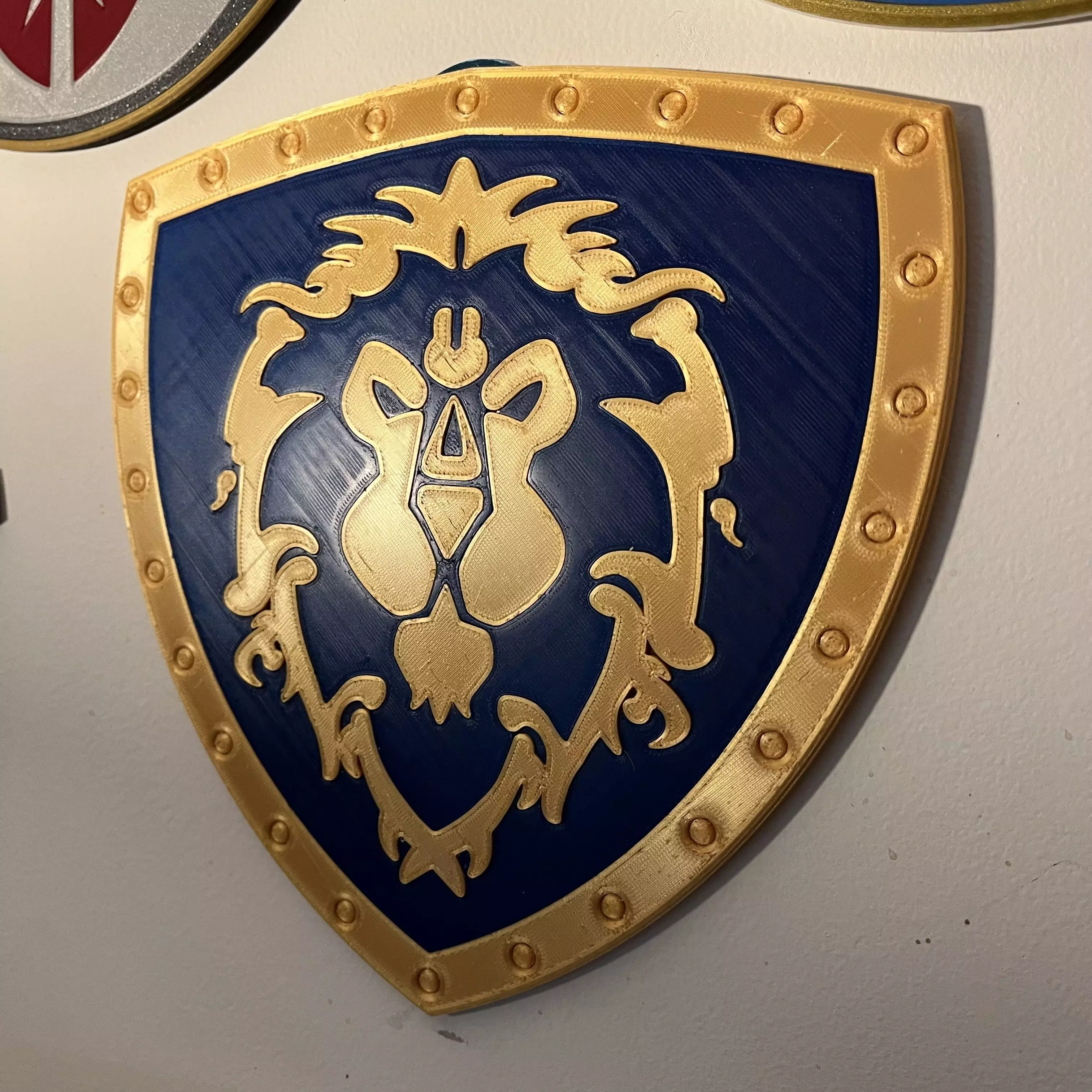 WoW Shield of the Alliance Wall Plaque 3D print model_0