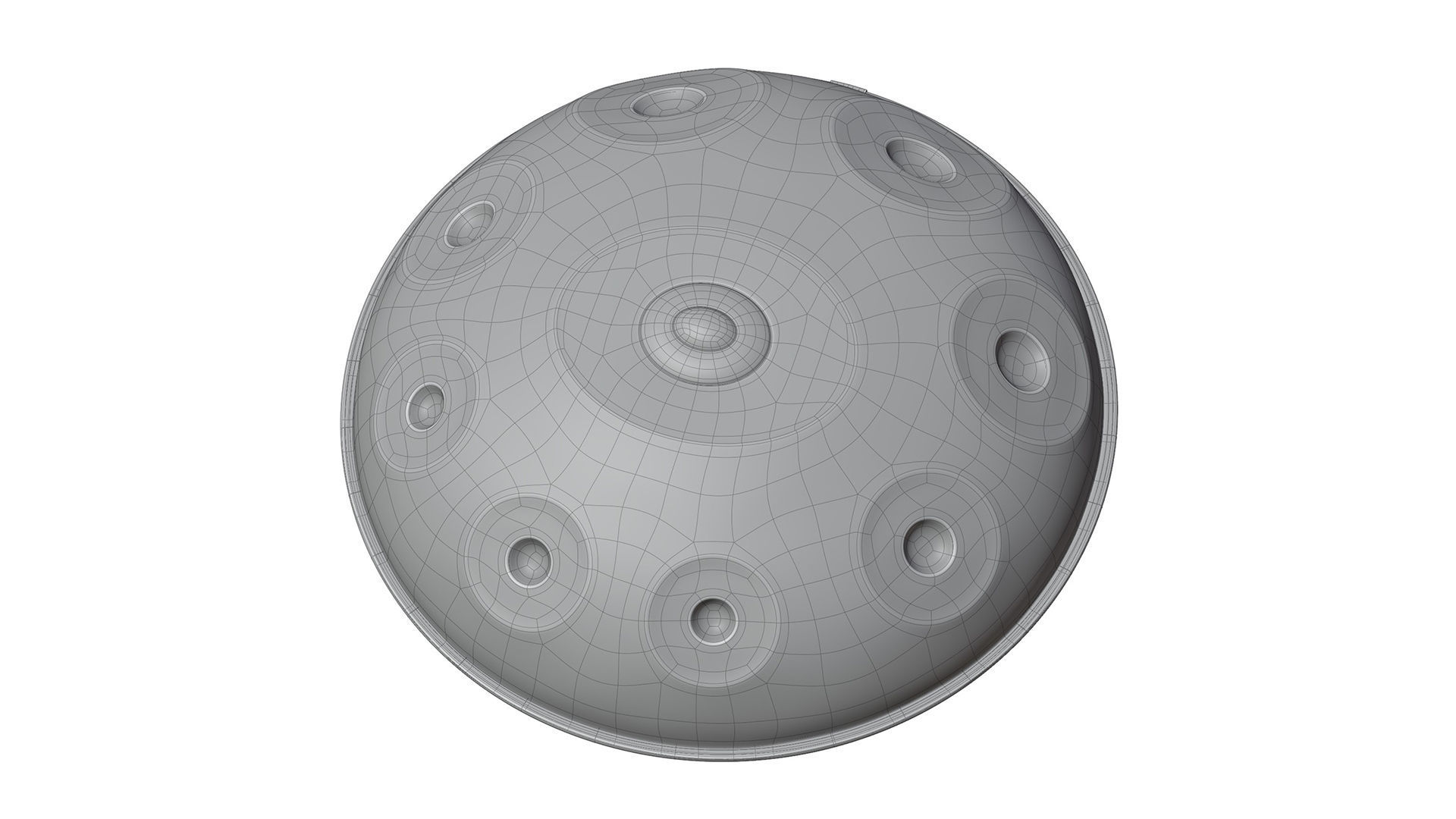 Hang Drum 3D model_9