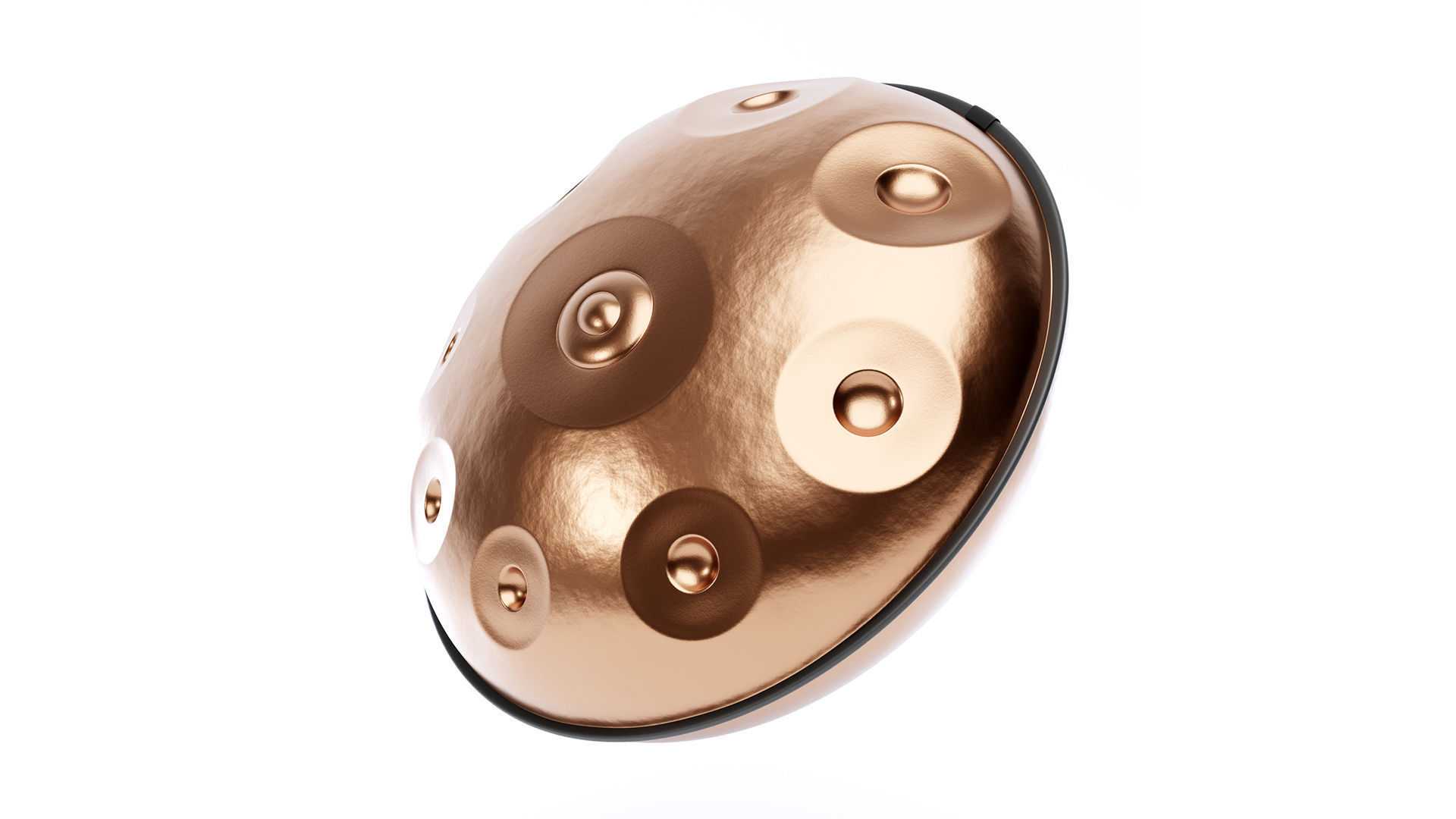 Hang Drum 3D model_2