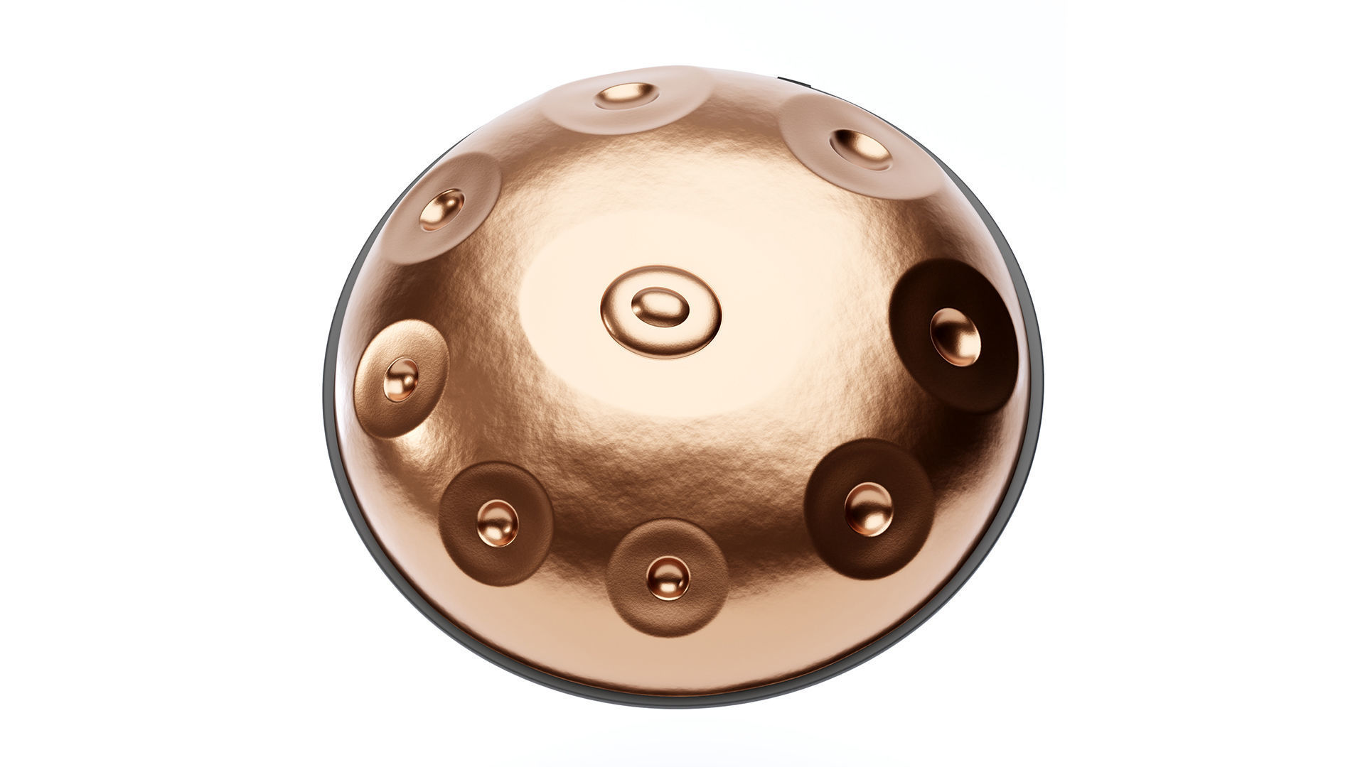 Hang Drum 3D model_1