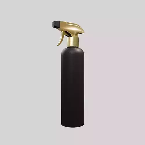 Water spray black Low-poly 3D model