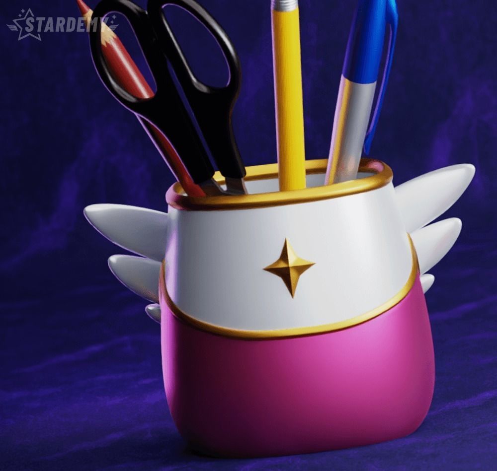 Star Guardian Pen Holder Planter League of Legends 3D print model_7