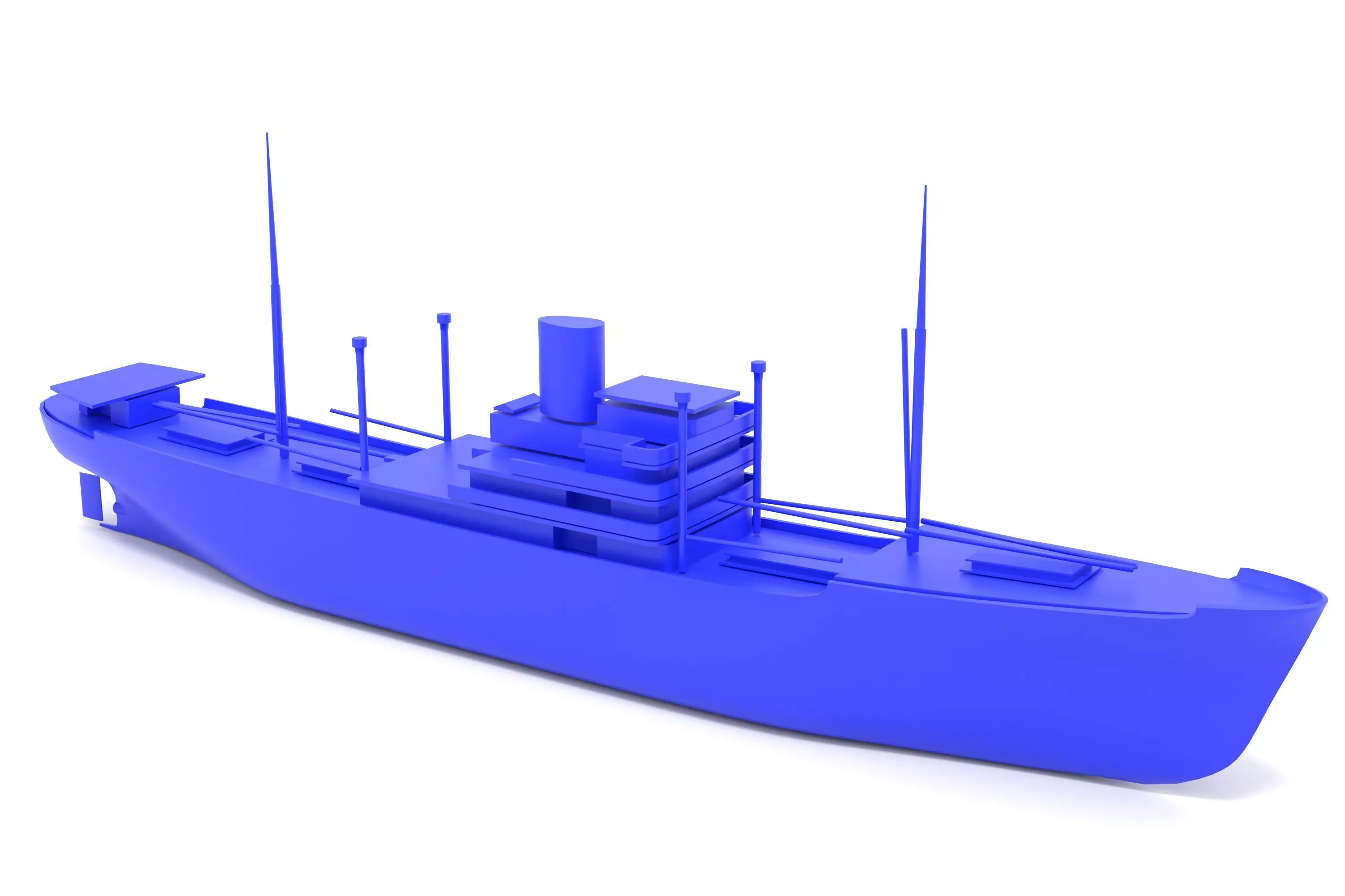 MS Mickiewicz ex Gladys Dan - motor cargo ship 3D print model_0