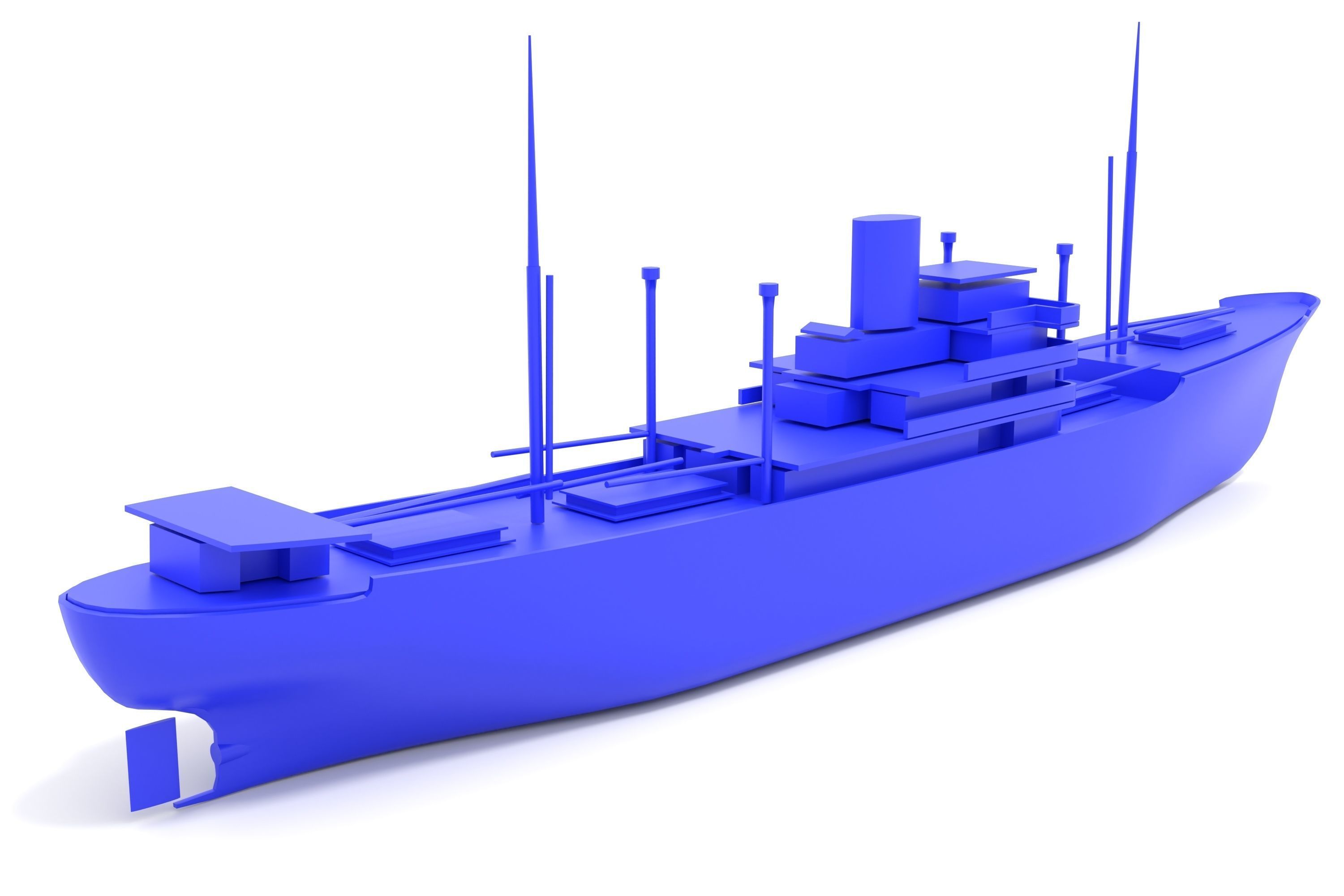 MS Mickiewicz ex Gladys Dan - motor cargo ship 3D print model_1