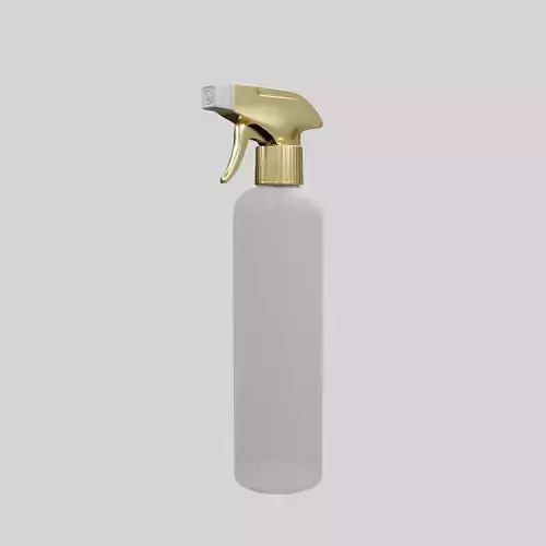 Water spray white Low-poly 3D model