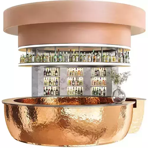 Designer copper bar