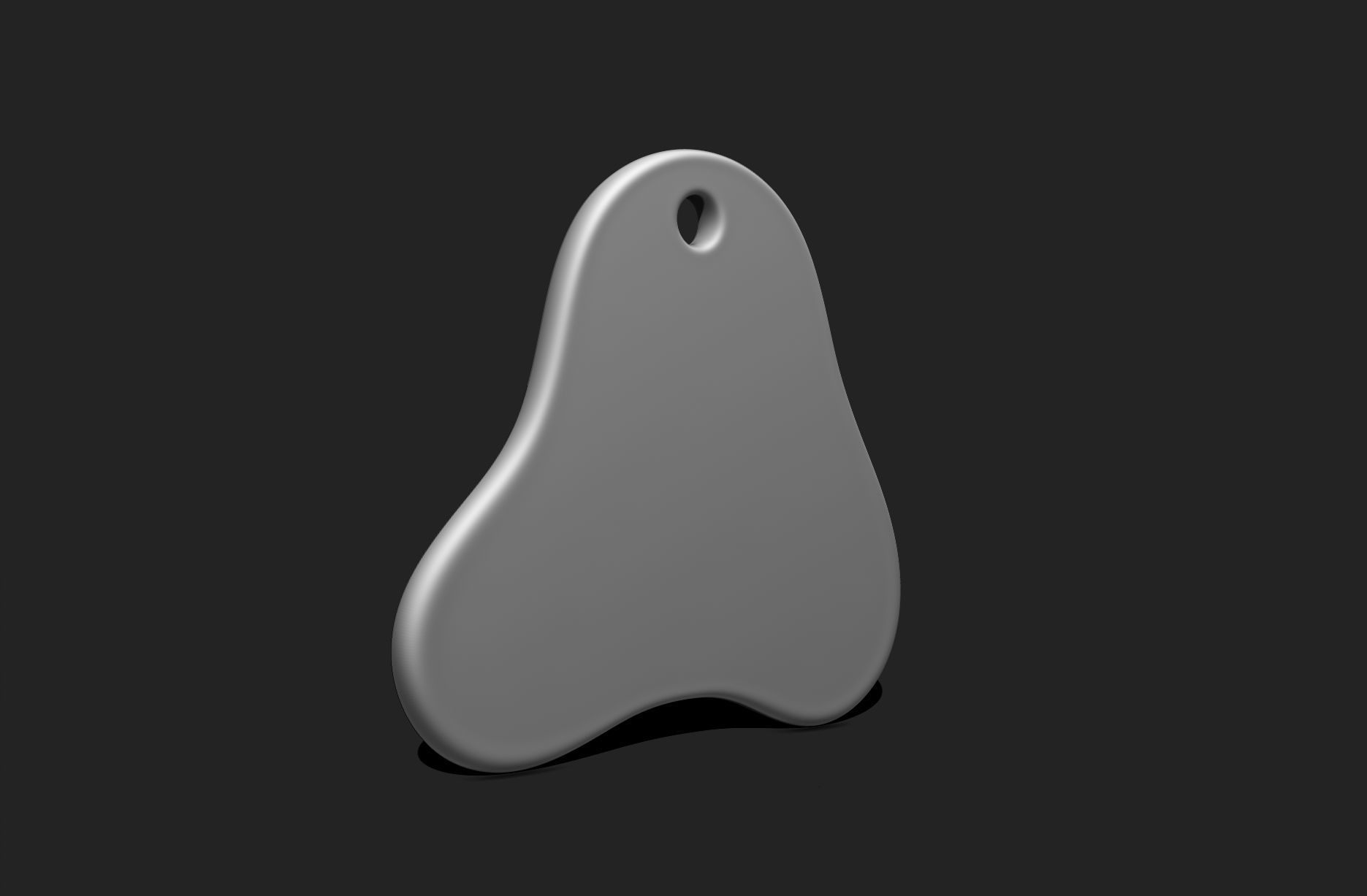 3D Shape Pendant - Plate - Plaque - Decor - Jewelry 07 3D print model_3