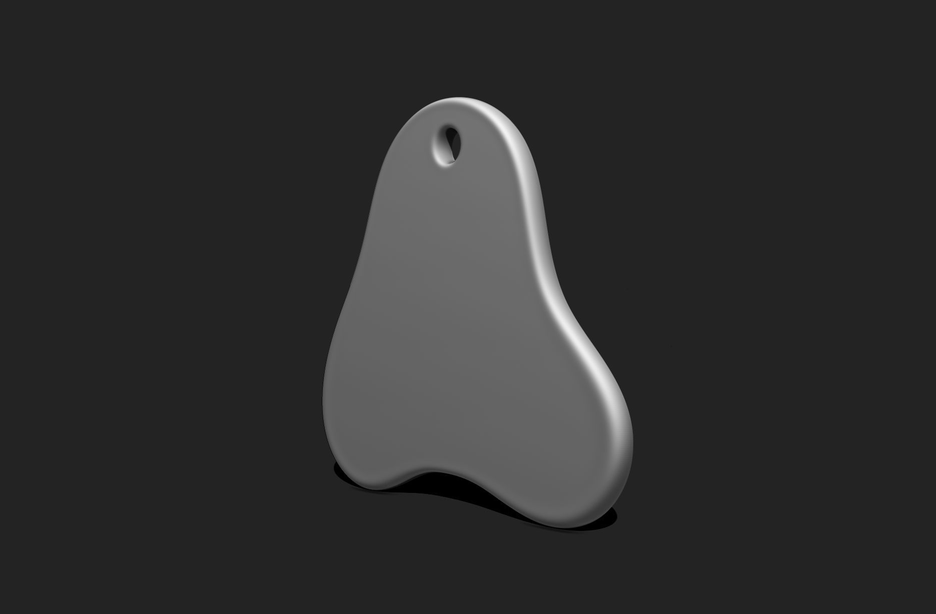 3D Shape Pendant - Plate - Plaque - Decor - Jewelry 07 3D print model_5