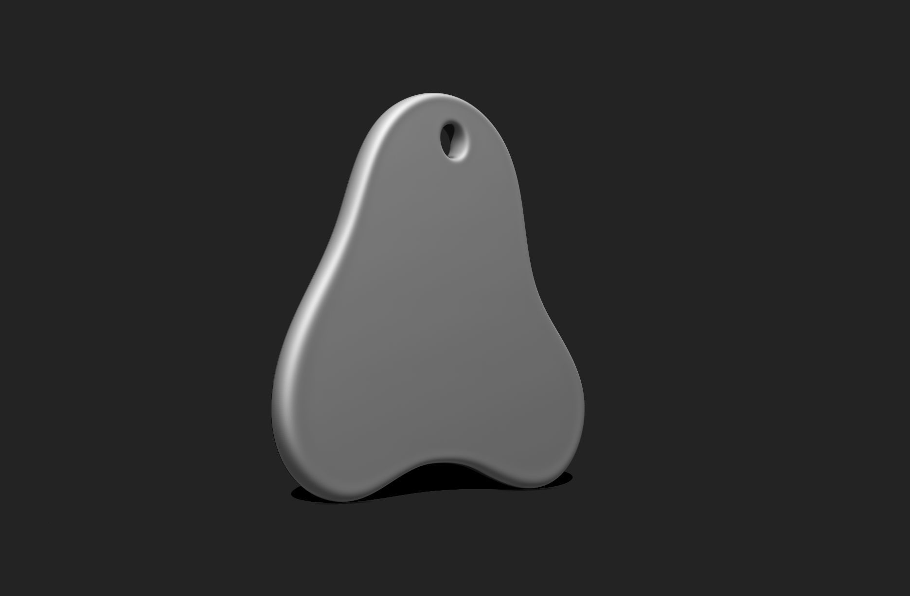 3D Shape Pendant - Plate - Plaque - Decor - Jewelry 07 3D print model_6