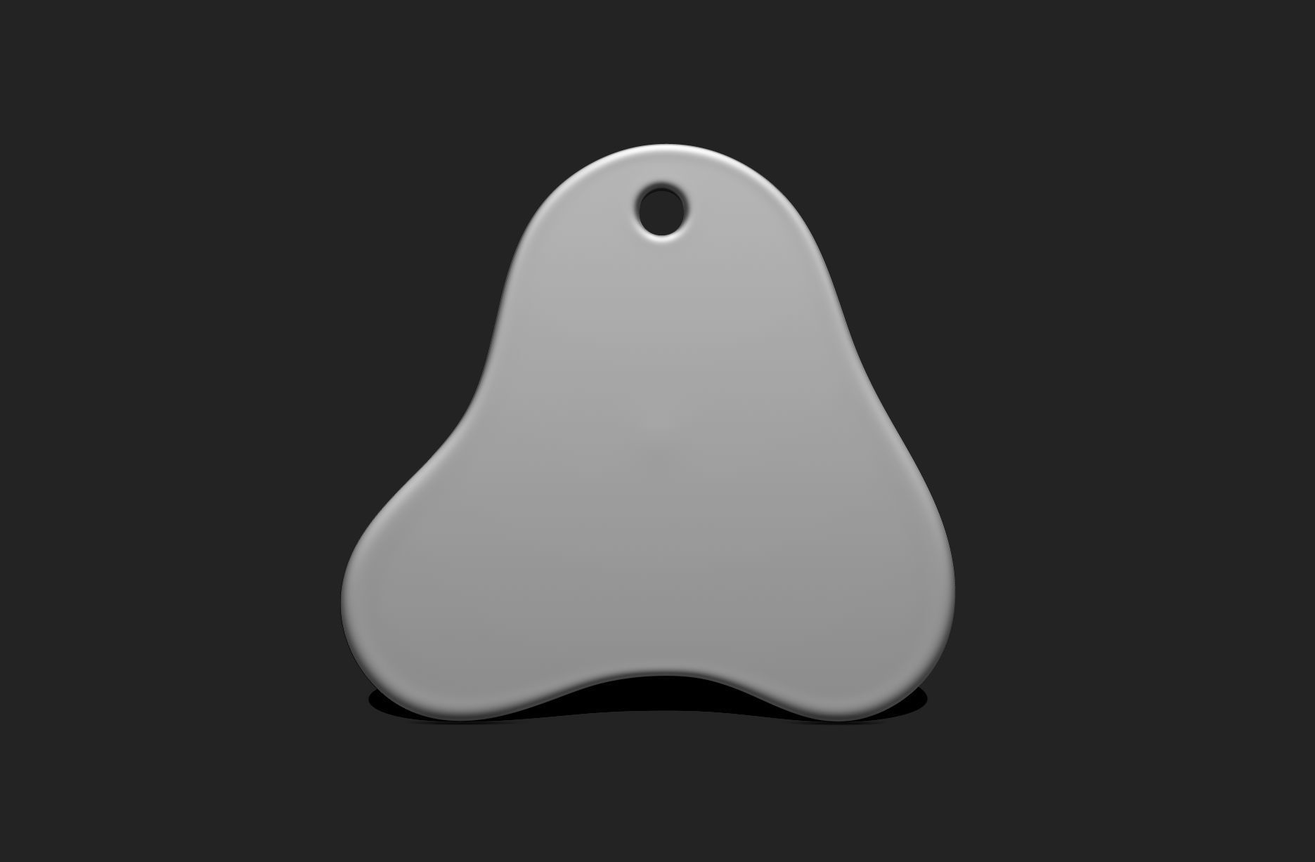 3D Shape Pendant - Plate - Plaque - Decor - Jewelry 07 3D print model_2