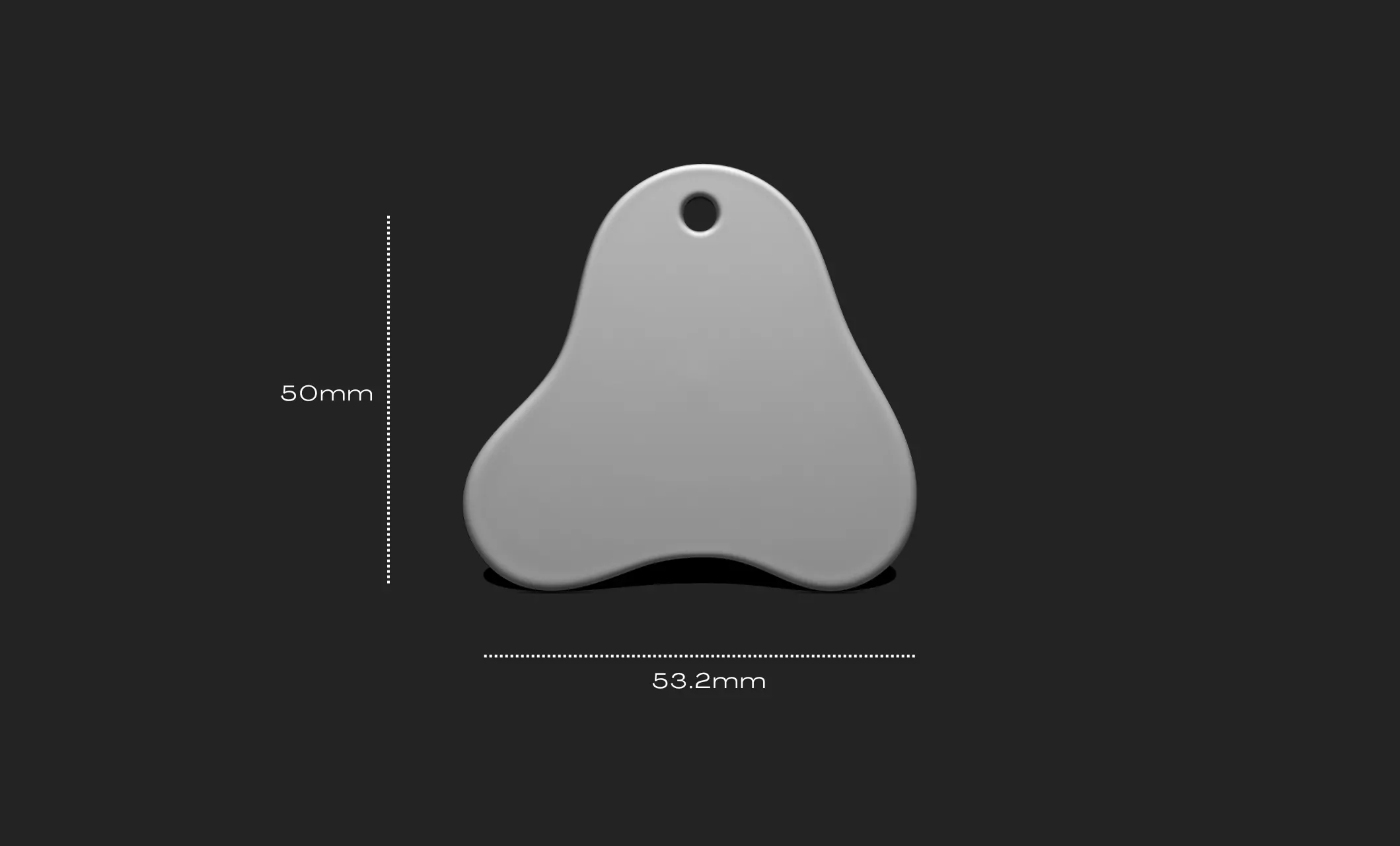 3D Shape Pendant - Plate - Plaque - Decor - Jewelry 07 3D print model_0