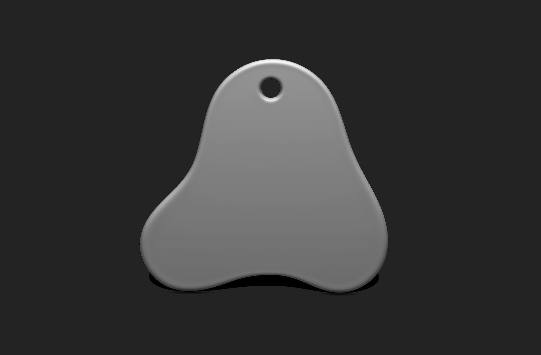 3D Shape Pendant - Plate - Plaque - Decor - Jewelry 07 3D print model_7