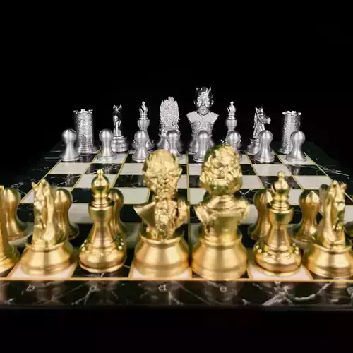 Game Of  Thrones Characters Chess Set  3D print model