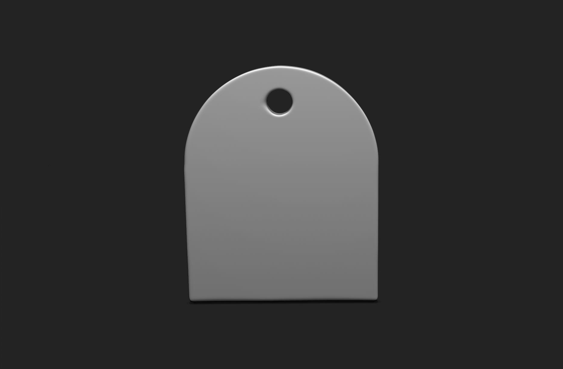 3D Shape Pendant - Plate - Plaque - Decor - Jewelry 08 3D print model_7