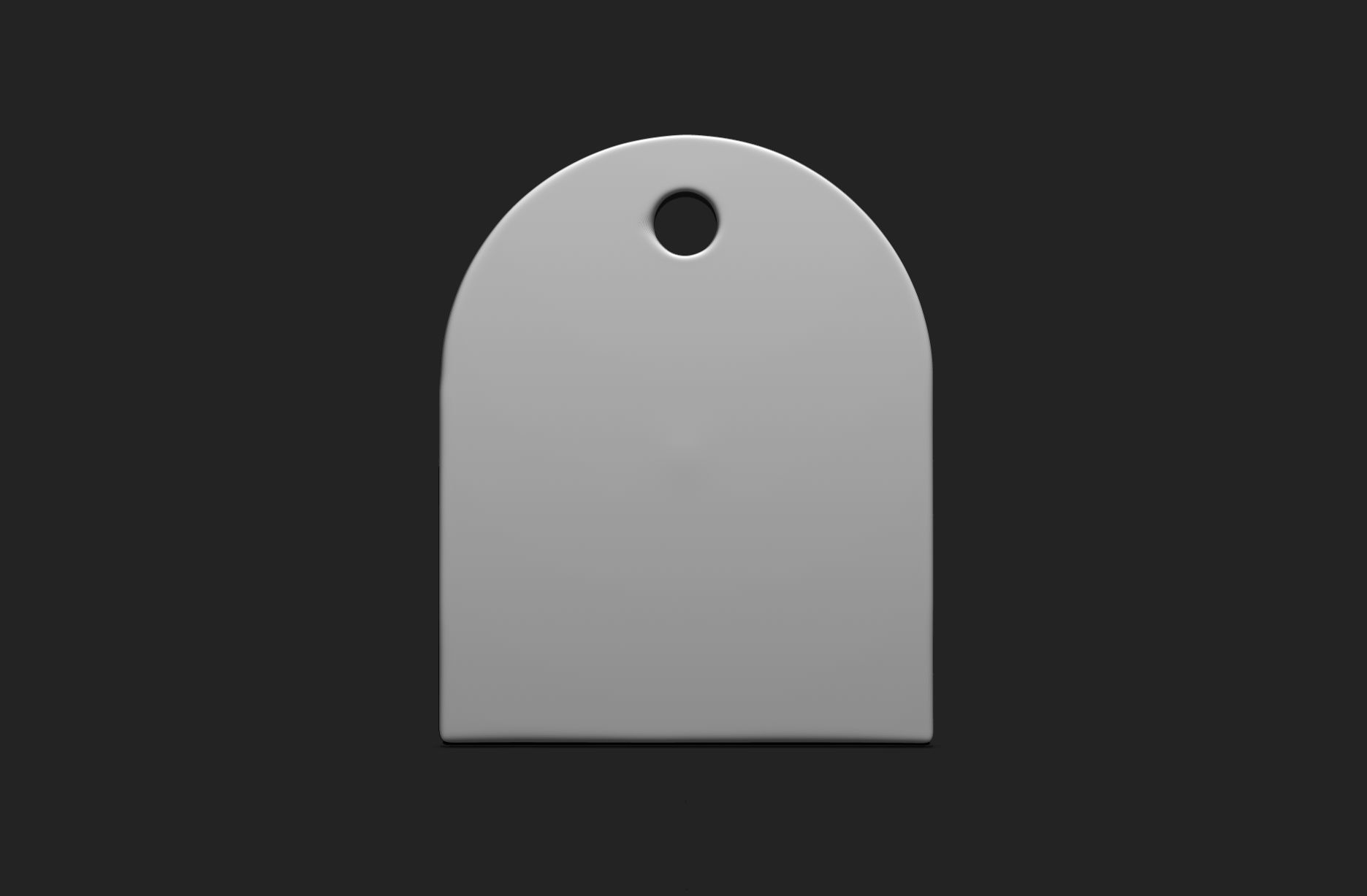 3D Shape Pendant - Plate - Plaque - Decor - Jewelry 08 3D print model_2